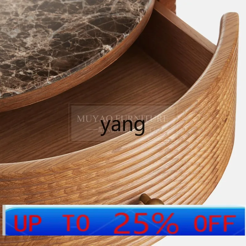 

LMMsolid wood balcony coffee table small round table corner table