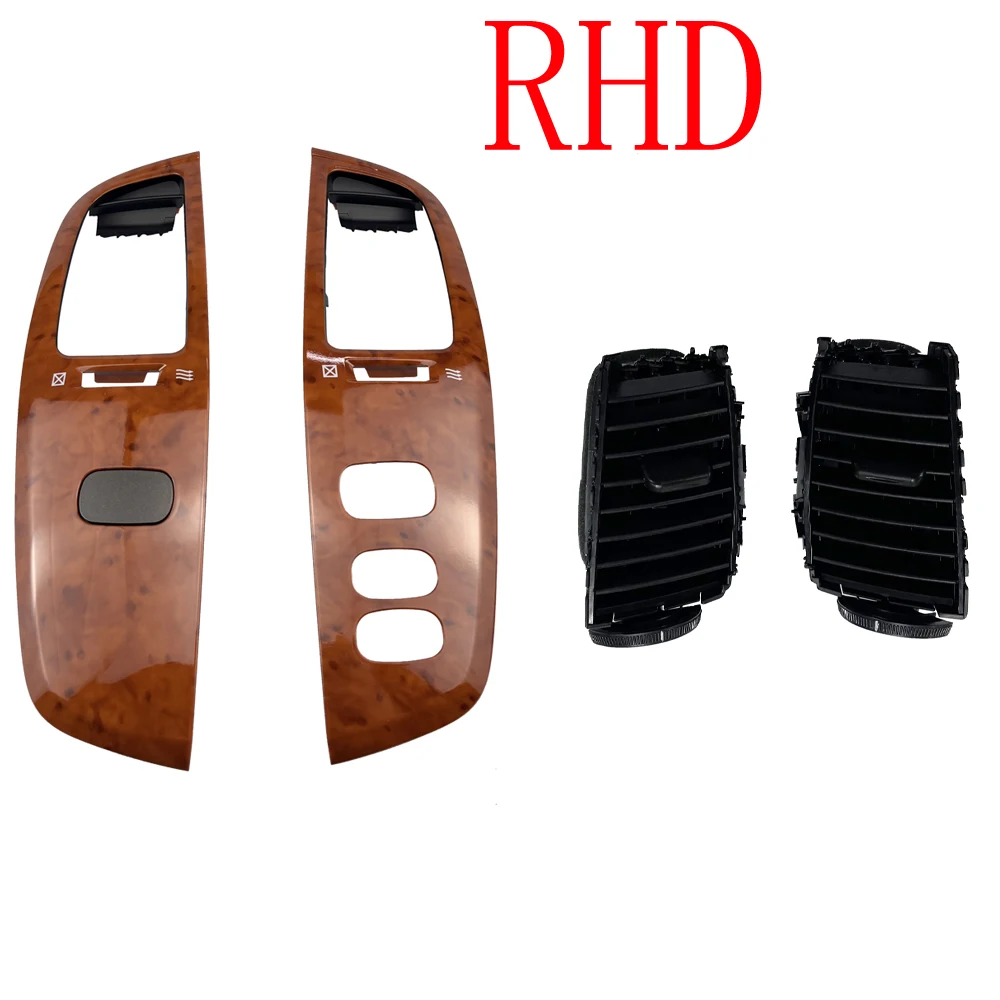 1 Pair Car Air Vent Outlet Dashboard Air Fresh Window Panel for Toyota Land Cruiser 100 LC100 FJ100 Ujz100 2003-2007 LHD RHD view 5