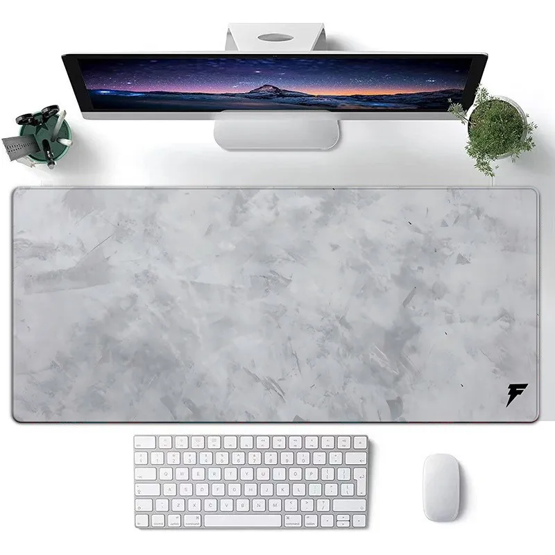Large Size Office Desk Protector Mat PU Leather Waterproof Mouse Pad Desktop Keyboard Desk Pad Gaming Mousepad PC Accessories
