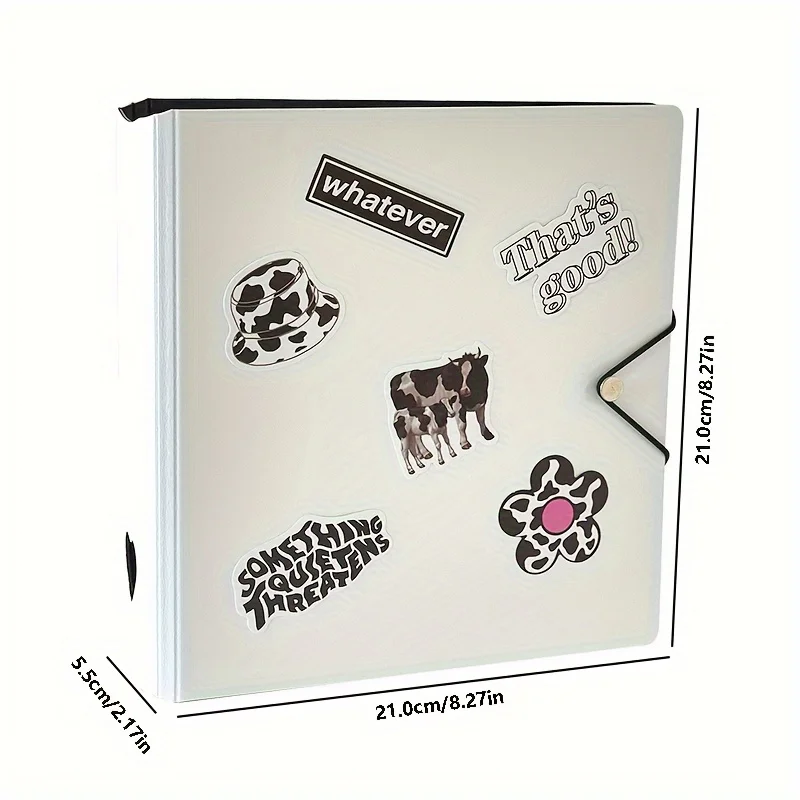 دفتر تخزين بطاقات صغيرة بسعة كبيرة مقاس A4، بطاقة شبكية، 4 ألبوم صور شبكي، هدية موسم المدرسة، هدية عيد الميلاد والعطلات