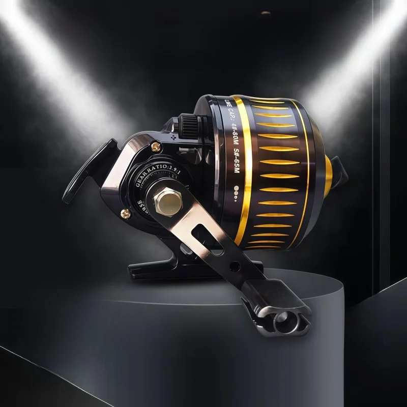 metal-fish-dart-wheel-fishing-gear-set-closed-type-reel-aluminum-alloy-frame-lightweight-portable-fish-hunting-tool