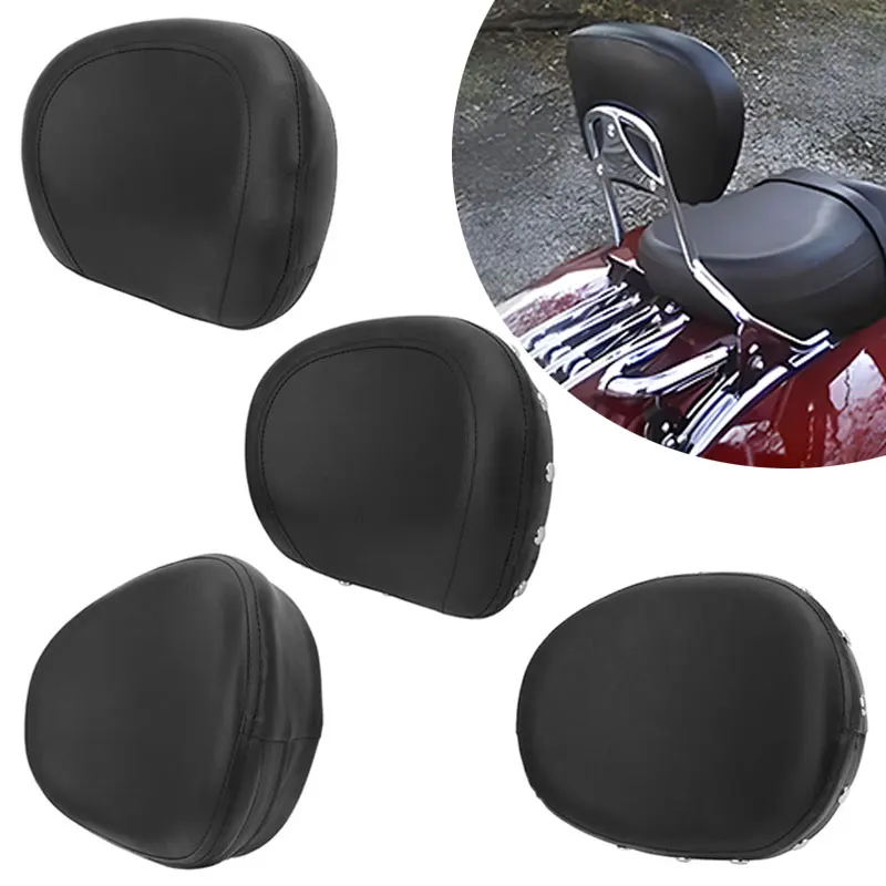 Universal Motorcycle Sissy Bar Custom Backrest Back Rest Cushion Pad For Honda Yamaha Suzuki Kawasaki Harley Sportster Bobber