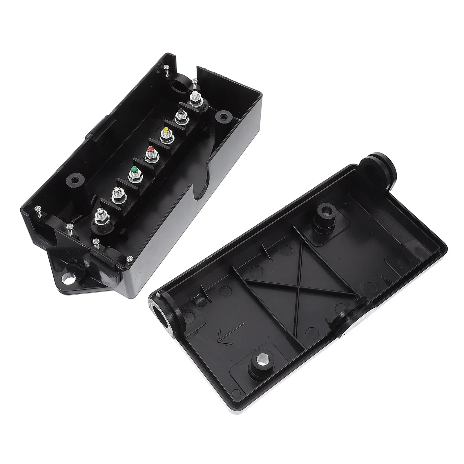 

7-контактная пластиковая всепогодная распределительная коробка для прицепов, уличный электрический бокс для подключения кабелей, корпус для электроники прицепа