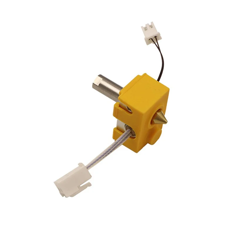 3D Printer Parts Hotend Extrusion Head Nozzle Thermistor Heating Rod Heating Block and Silicone Sleeve Artillery Hornet