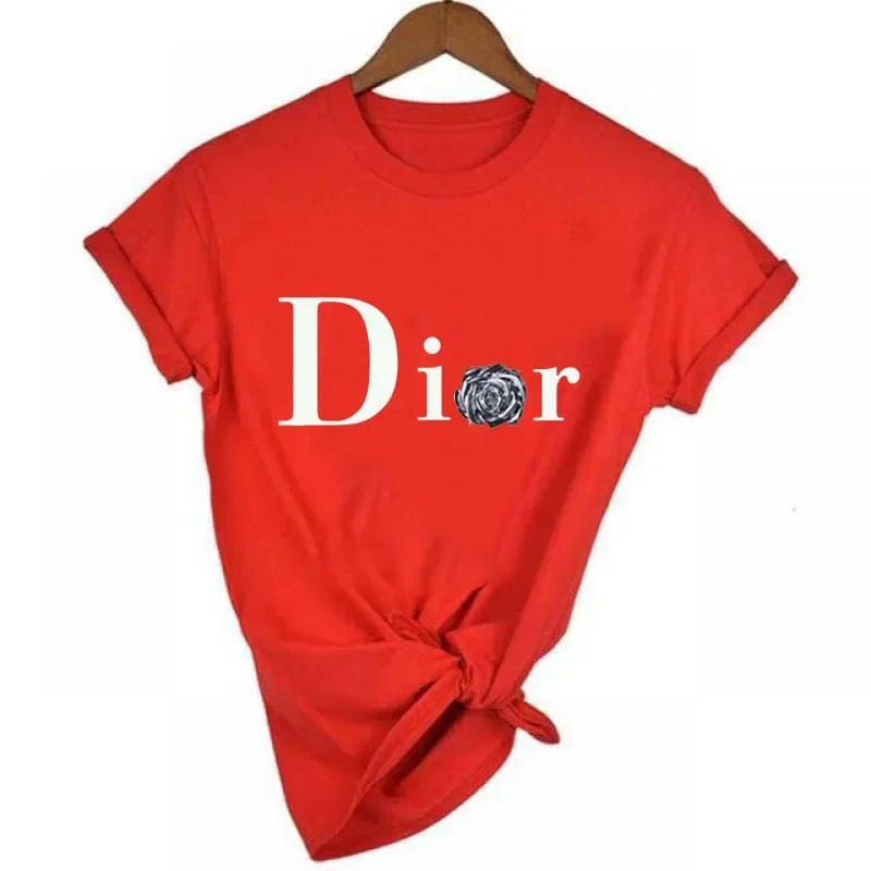 Chemise à manches courtes pour hommes et femmes, T-shirt basique à col rond, à la mode, décontracté, à manches courtes, flambant neuf, été