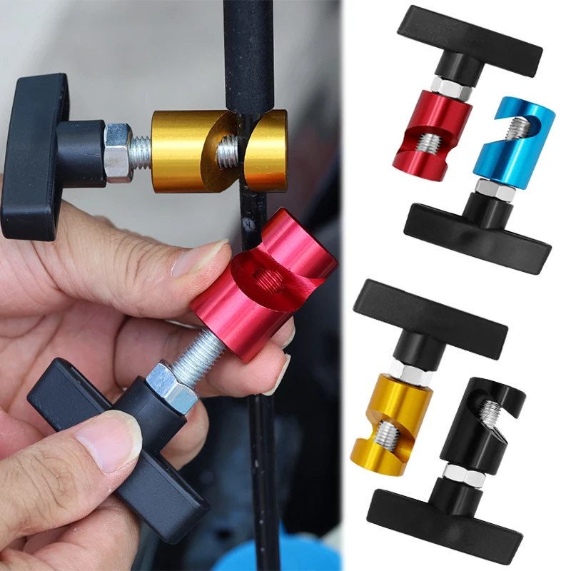 1pc Car Hood Holder Air Pressure Anti-Slip Engine CoverColor Anti Pinch Fixing Tool Lift Support Clamp Safety Device Universal