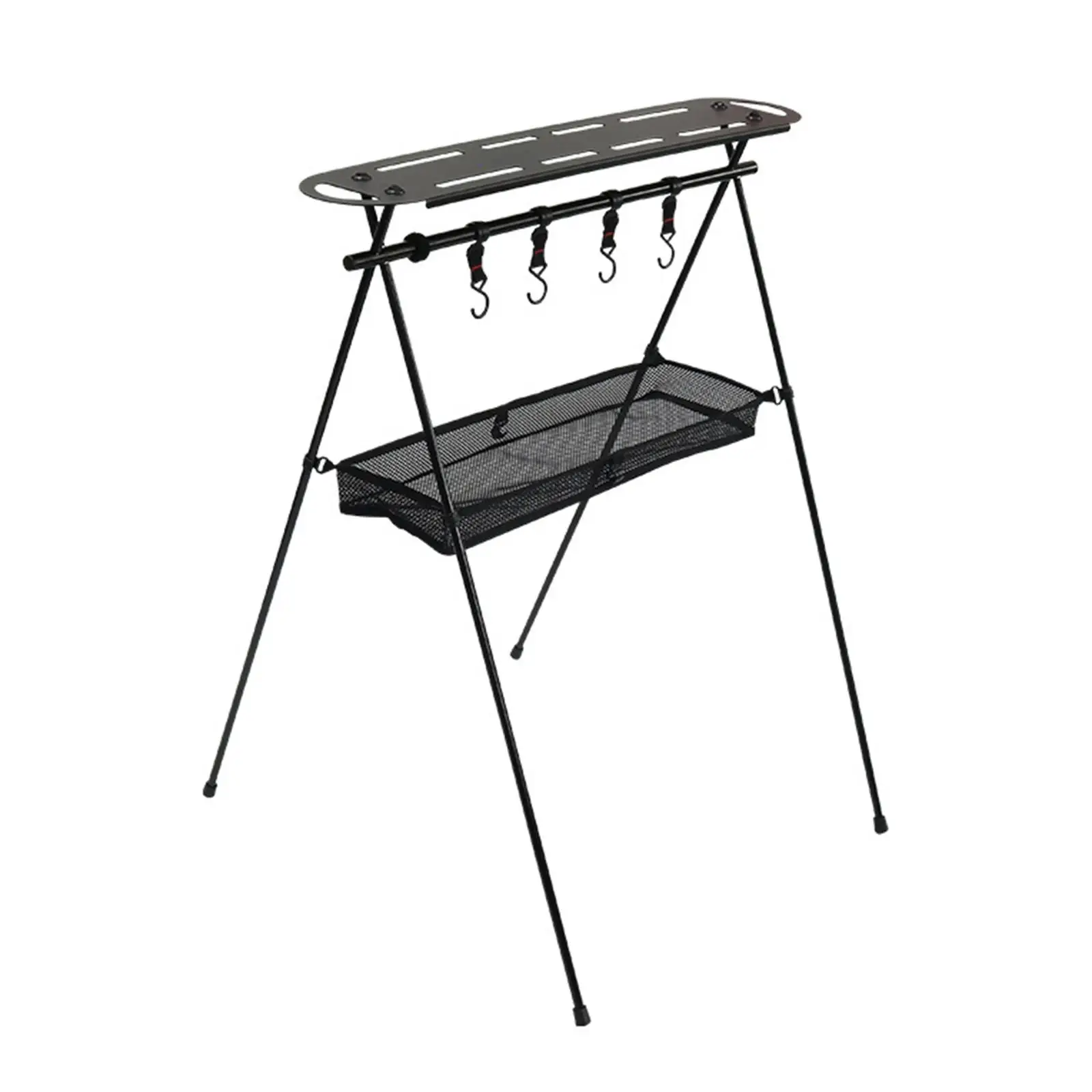 منظم شبكي للتخييم والشواء للطهي في الهواء الطلق #4