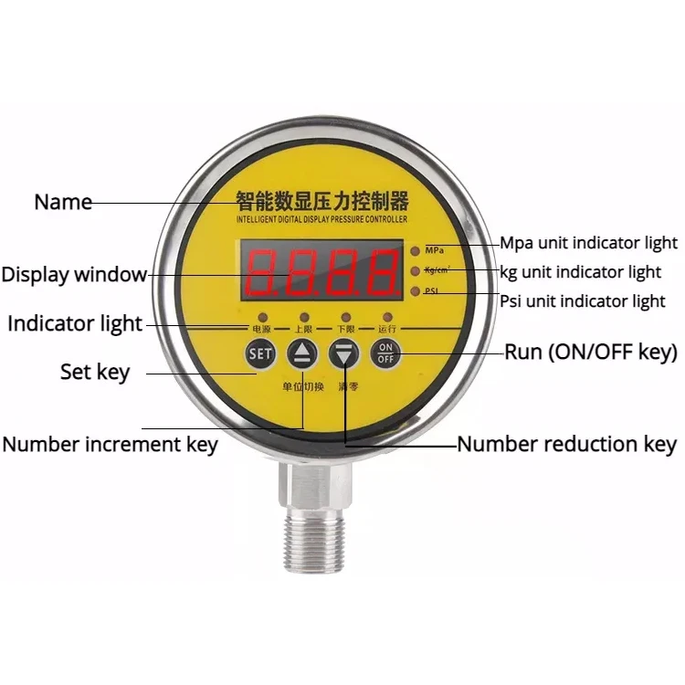 Smart Measure Water Pump Digital Pressure Switch Controller