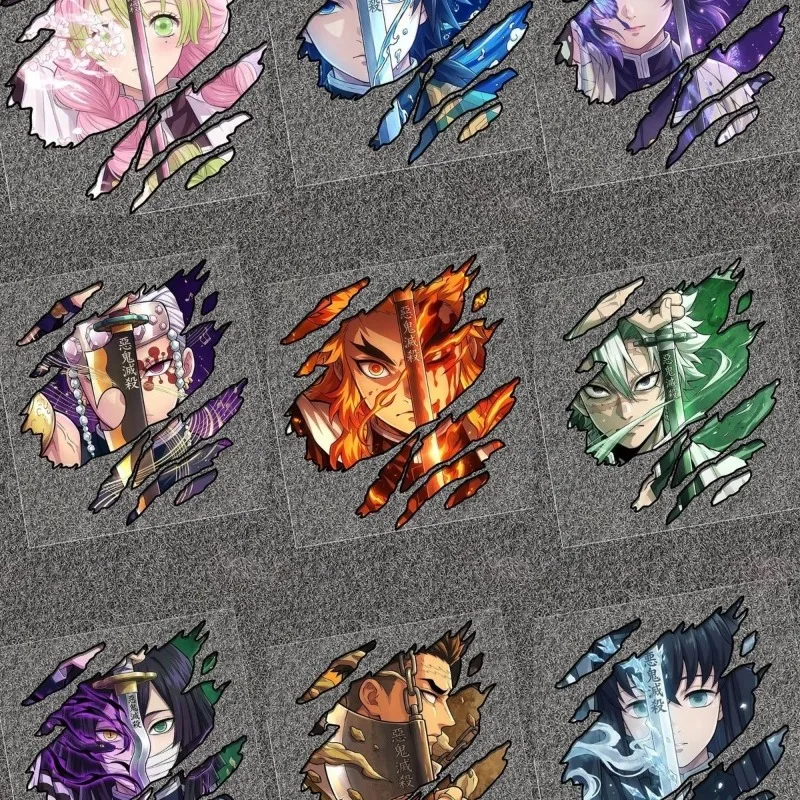 Dämon Slaye Tanjiro Nezuko Animation Peripherie Kreative Personalisierte Auto Aufkleber Mode Anime Computer Fall Dekoration Aufkleber