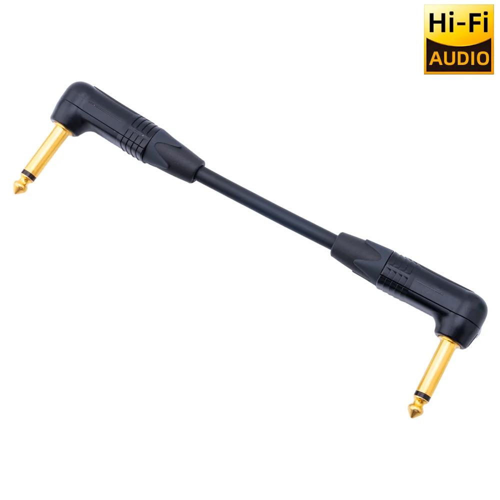 ▲Japan Mogami 2524 Hifi Instrument Cable Guitar Effects Pedal Patch Cable Straight Plugs Neutrik REAN Pedalboard Jumper Cable
