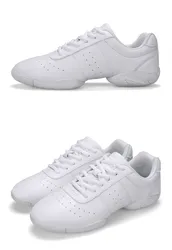 Zapatos de baile para mujer y hombre, zapatillas modernas de suela blanda para Jazz, aeróbicos, transpirables, ligeras, deportivas para bailar y Fitness