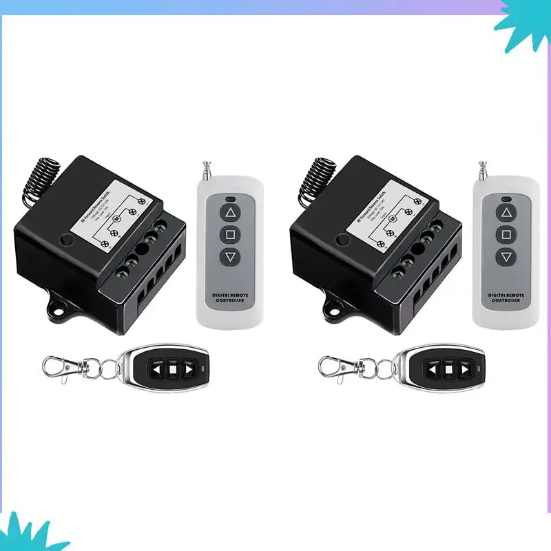 ABZW 2X DC12V-24V Forward Reverse Switch, Linear Actuator Remote Control, 10A Current, 165 Ft Range ,Linear Actuator