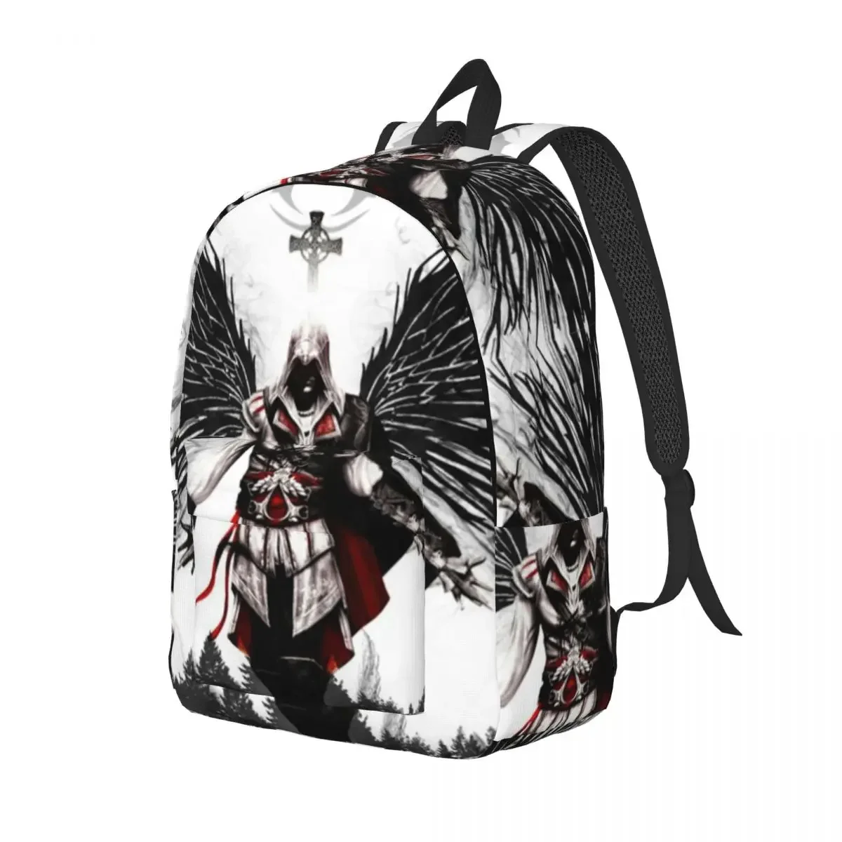 Assassins Creed Mirage Gaming Casual Backpack Gift Student Hiking Travel Daypack for Men Women Laptop Computer Shoulder Bag