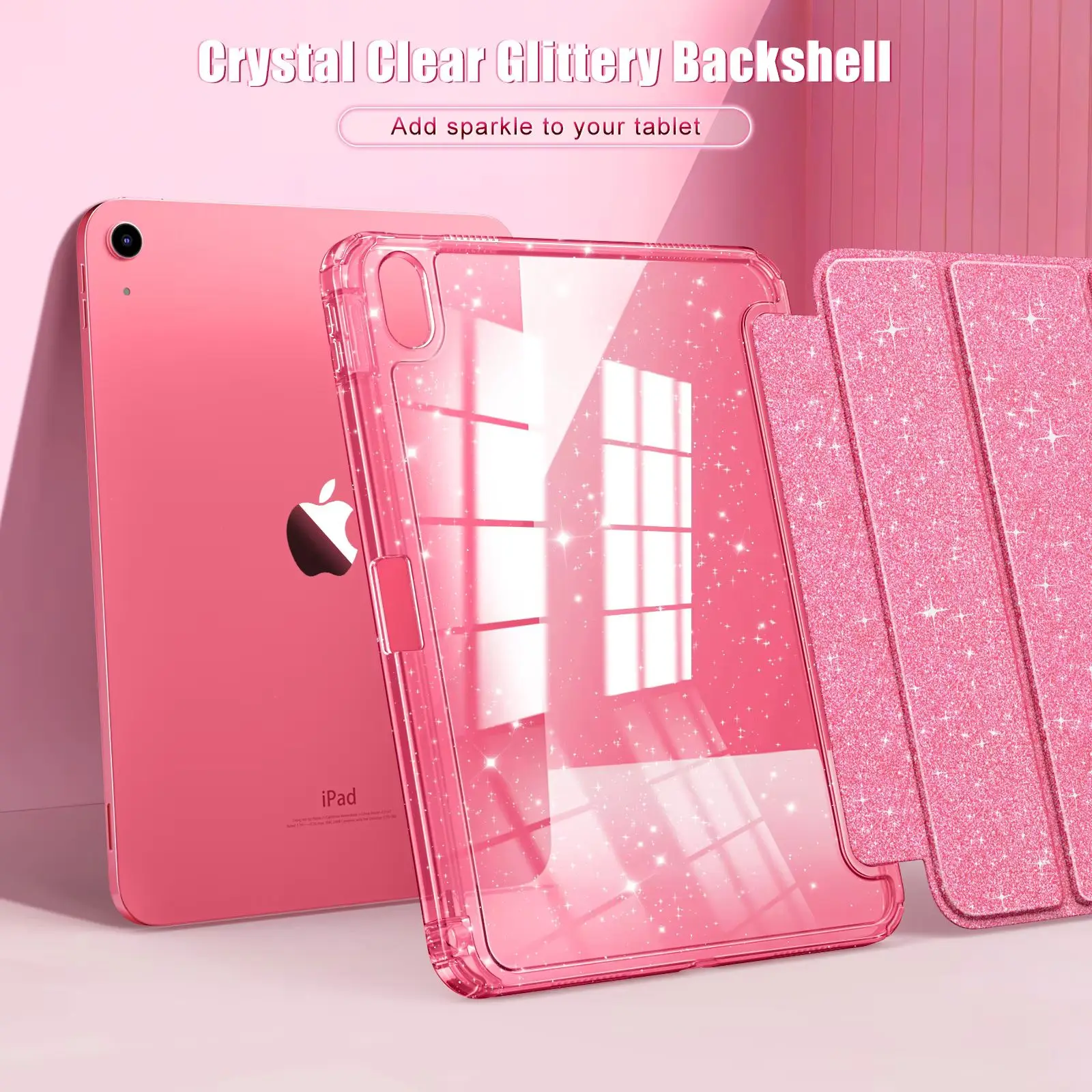 Glittering Sparkly Case for New IPad A16 Air 8 11 13 
