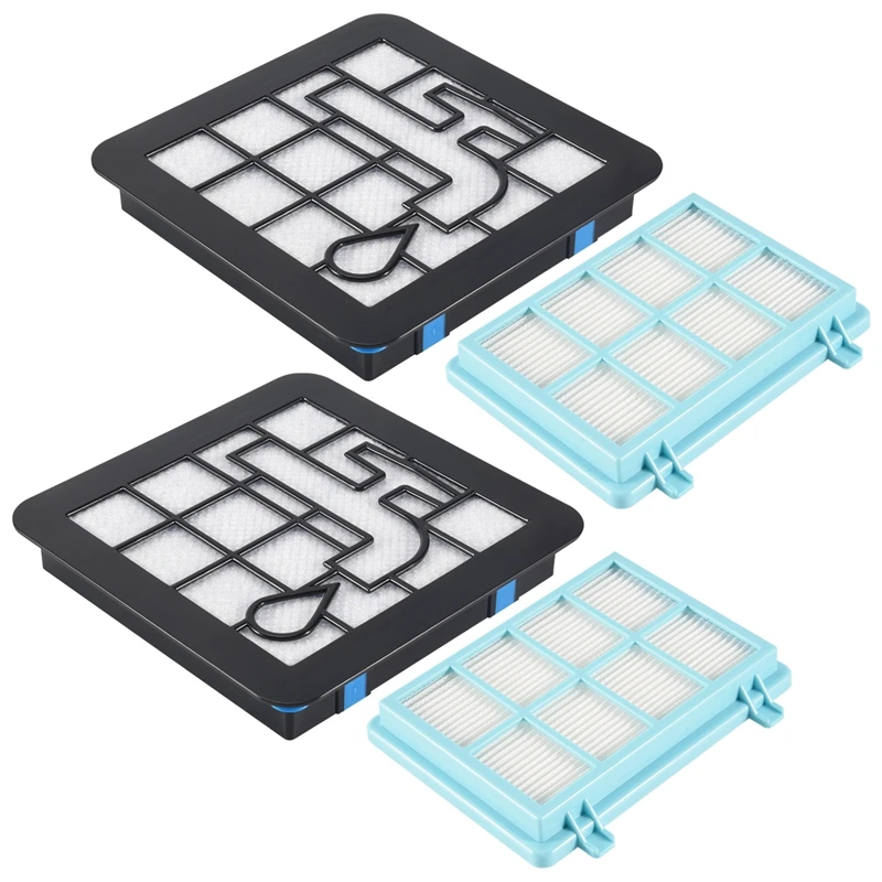 Pack of 2 Filter Set for Compact FC9331 FC9332 FC8010 Vacuum Cleaners-A49I image 3