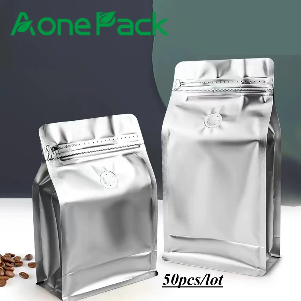 50Pcs Silver Alumin… - image