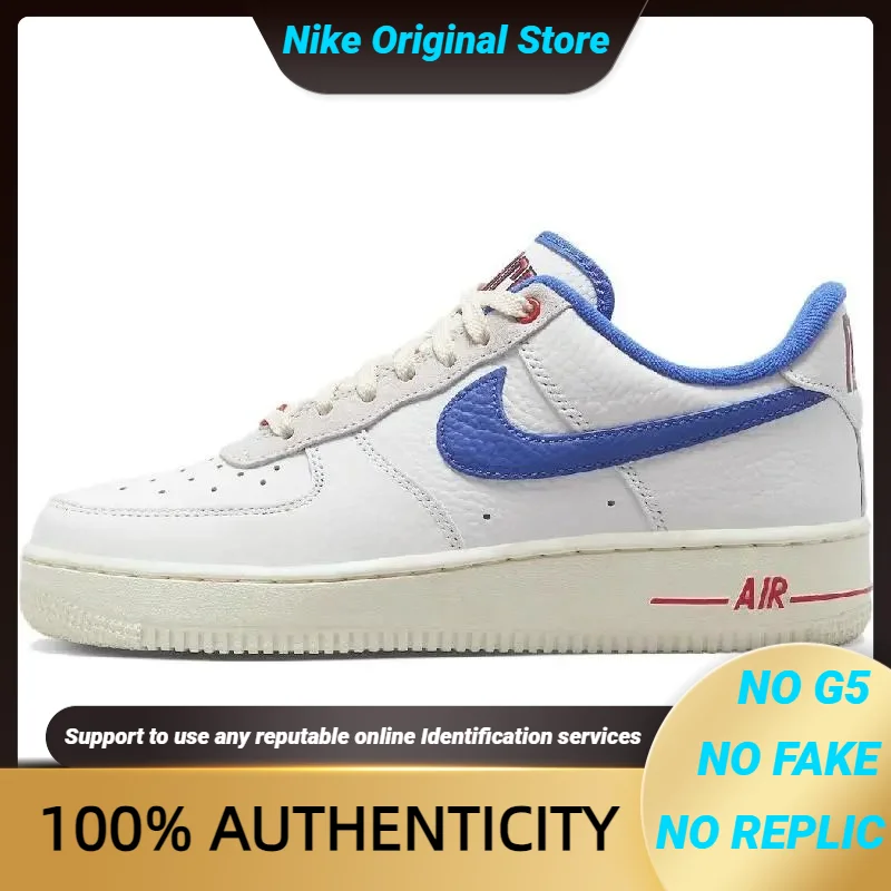 

Женские кроссовки Nike Air Force 1 Low '07 LX Command University, синие и белые