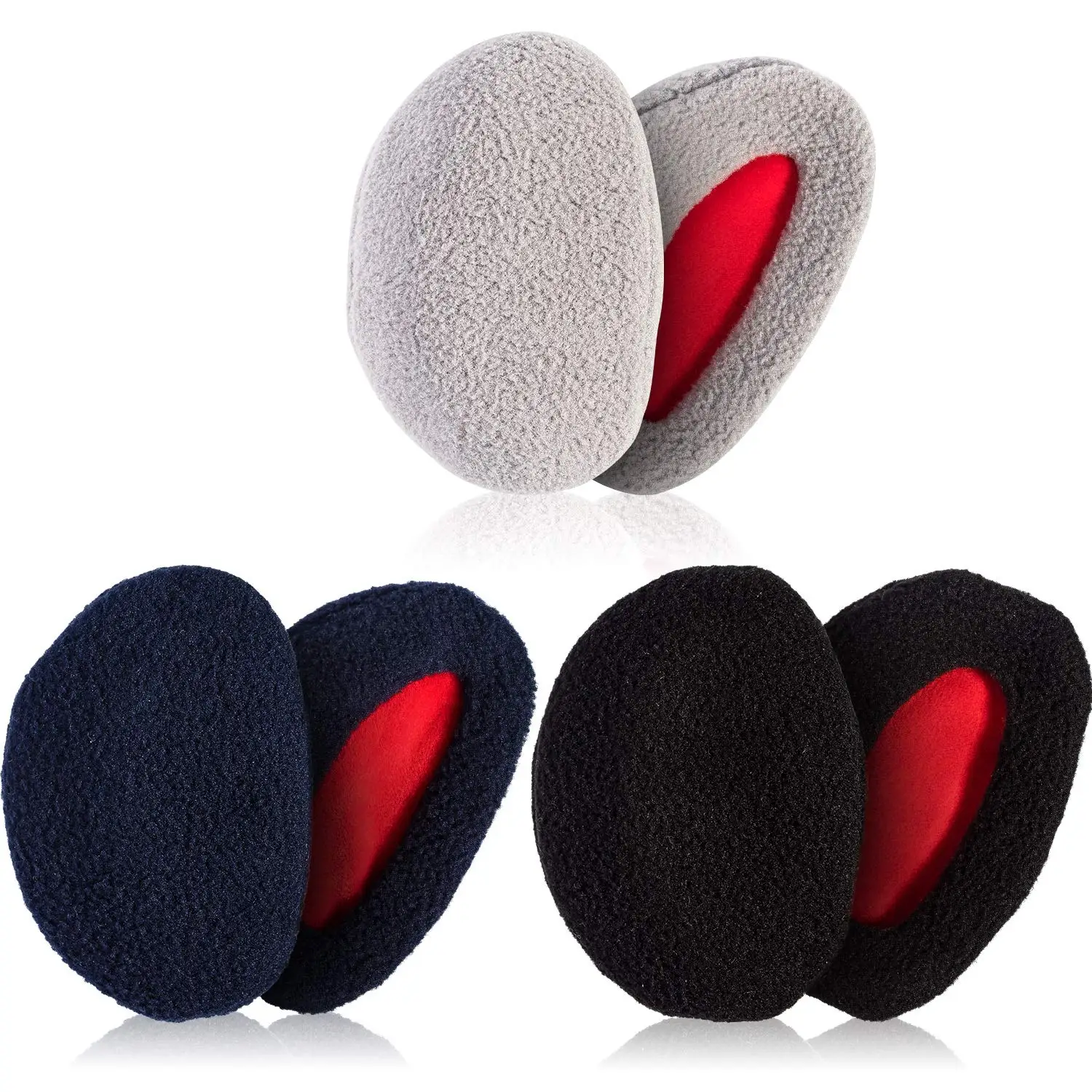 Ear Warmers Bandless Ear Muffs Unisex For Winter Outdoors Ear Protectors Easy-To-Wear Commuting Ear Covers