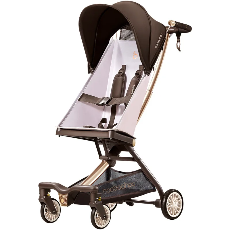 ベビーカー、軽量ポケットトラベルカート、ベビーウォーキングツール、機内持ち込み用軽量折りたたみ式ベビーカー