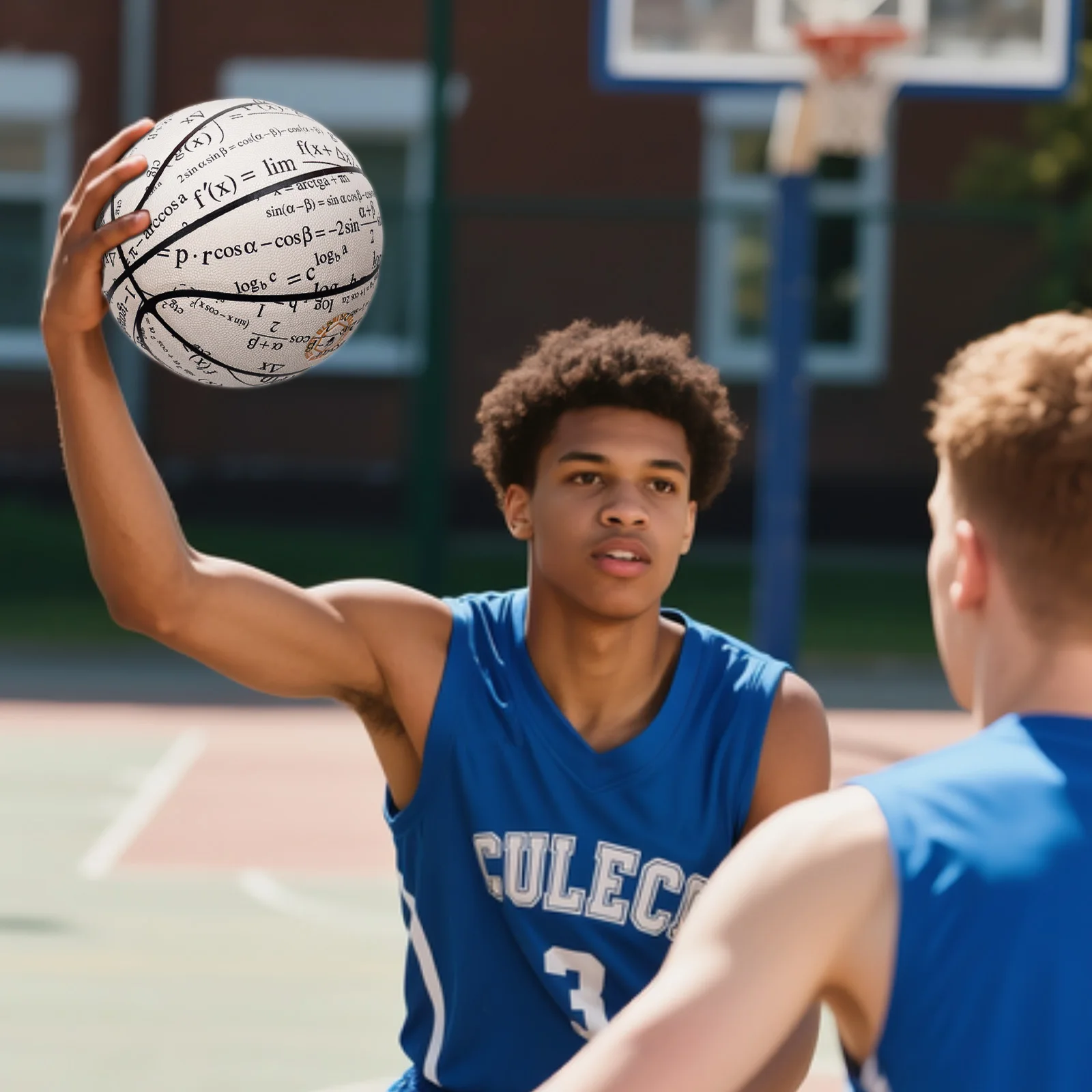 كرة سلة متوهجة في الظلام، كرة جلدية مركبة مضيئة متوهجة هدايا للرجال والنساء المراهقات كرة ليلية مقاس 6&7 #6