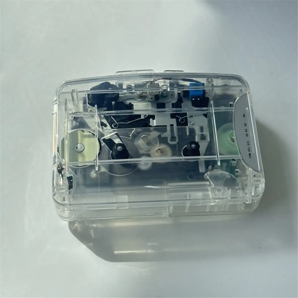 y1042a-☀▃retro-transparent-tape-drive-portable-cassette-player-bayin-box-transparent-retro-tape-machine-radiolistening-player