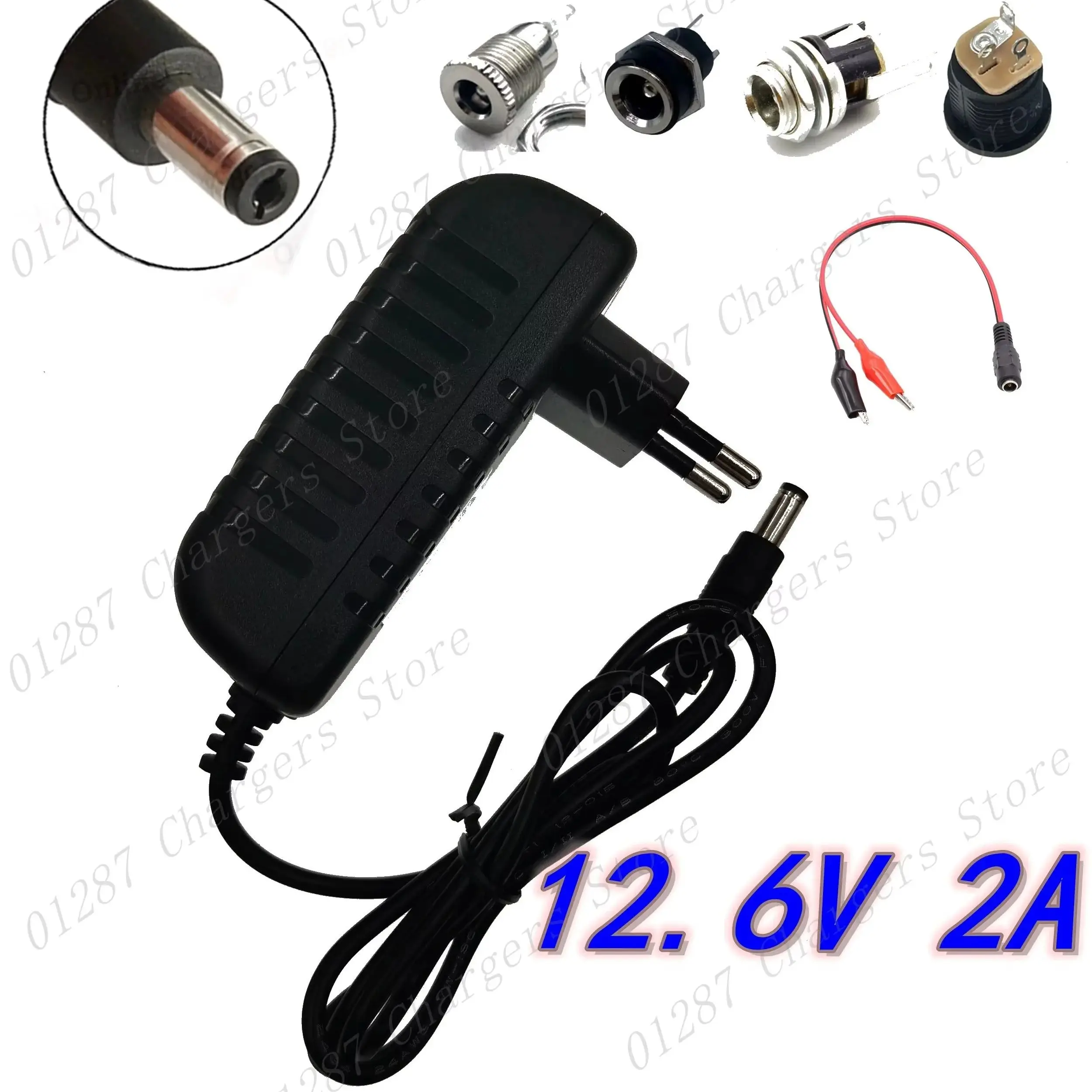 AliExpress 12.6V 2A 18650 Lithium Battery Charger For 12V 3S Li-ion Battery Polymer Smart Charger 18650 Battery Pack DC5525
