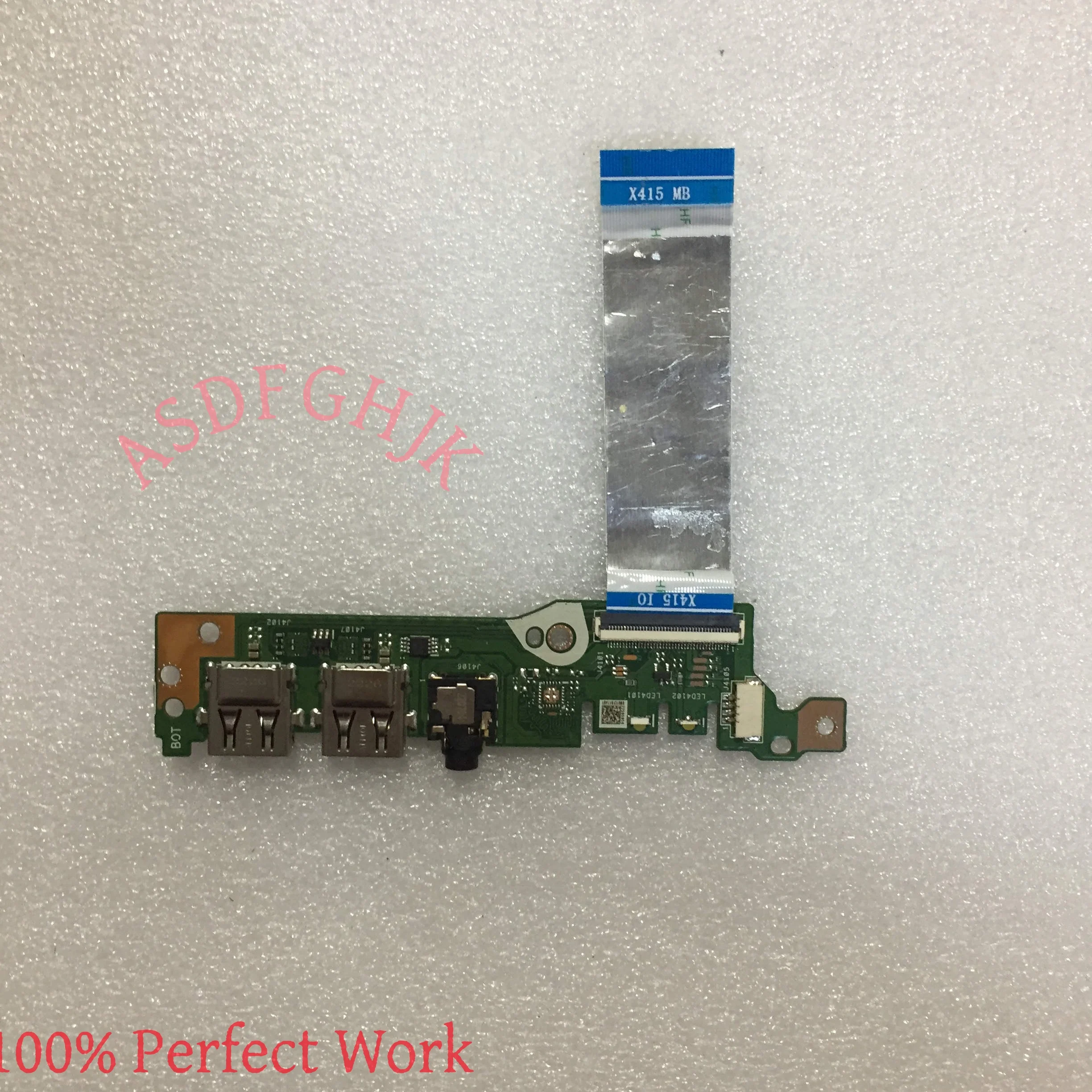 For Genuine Asus X415DA X515DA USB Reader Audio Port I/O Board 90NB0T30-R10010WITH CABLE TEST OK ，Freeing shipping