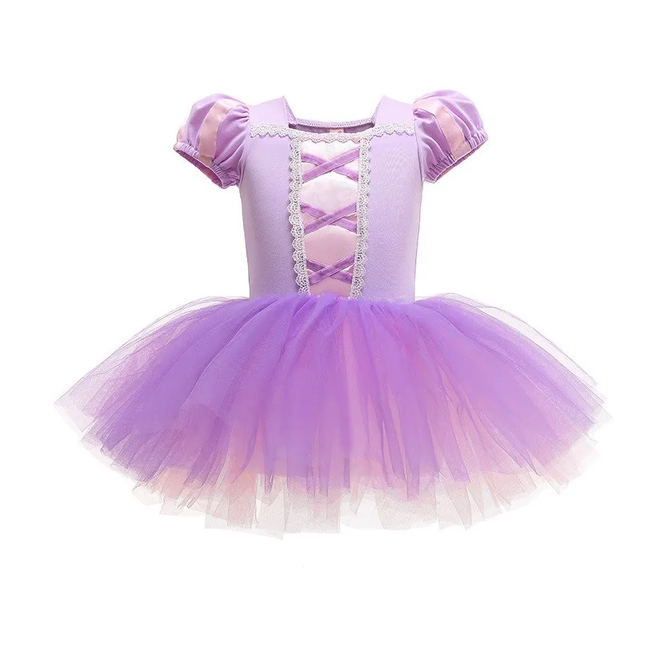 Girls Princess Dress Kids Elsa Anna Sofia Snow White Rapunzel Dress Summer Girls Tutu Ballet Dance Costume 3-10 Years