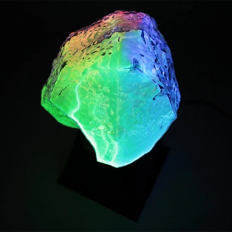 Stone Shaped Sound Control Plasma Ball Lamp, Classic Plasma Stone Light, Magic Ambient Decor Light