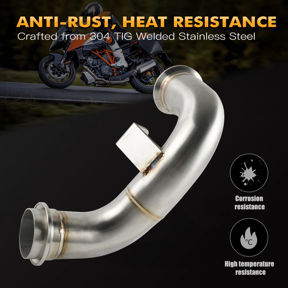 Für KTM 890 Adventure/R/Rally 2021 2022 Auspuff-Mittelrohr Schalldämpfer Slip-On 790 Adventure/R 2019-2022 Husqvarna Norden 901 2022 – Detail 5