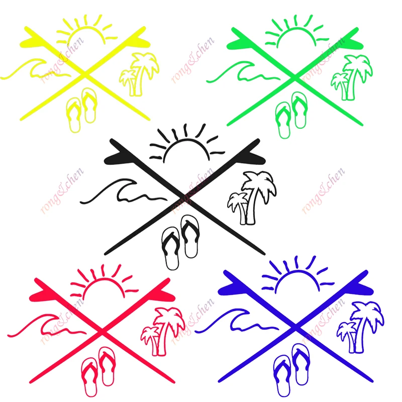 

Funny Car Sticker Summer Surf for Car Motorcycle Racing Helmet Laptop Trunk Body Car Window Surfboard Waterproof PVC Vinyl Decal