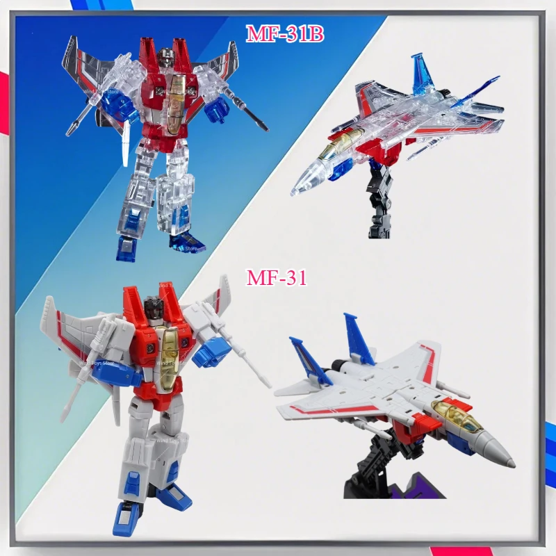 

In Stock Transformation Mechanic Toys MFT MF-31 MF-31B Starscream MF31 MF31B Redthunder MF31X 11CM Action Figure Collection Gift