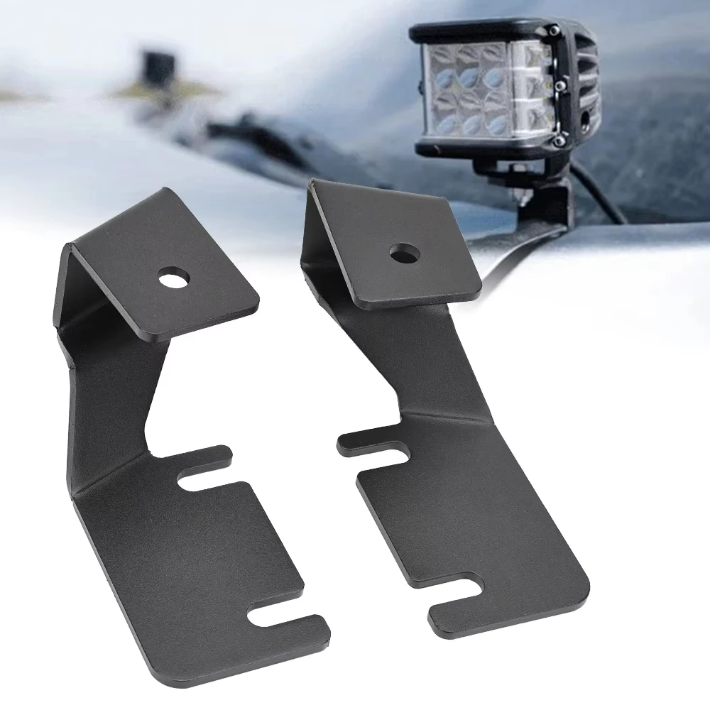 

Кронштейны для фар, крепления на капот, комплект кронштейнов для вспомогательных внедорожных светодиодных фонарей, совместимые с Toyota Hilux