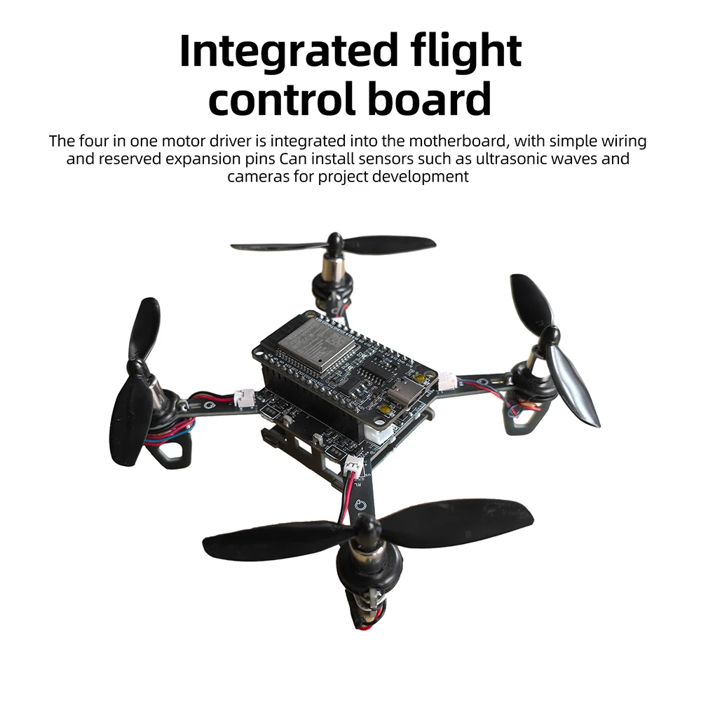 ESP32 Drone DIY Kit E1 Open Source Mini ESP32-S3 Dual 240MHz Processor 716 Motor FOR Drone Programming Learning DIY Assembly