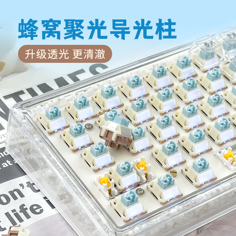 دافي التبديل الخطي 45 جرام المفاتيح المسبقة 5 دبابيس HotSwap بوم الجذعية Kailh مفاتيح للوحة المفاتيح الميكانيكية Mx الآسائية كيسودنيوك #3