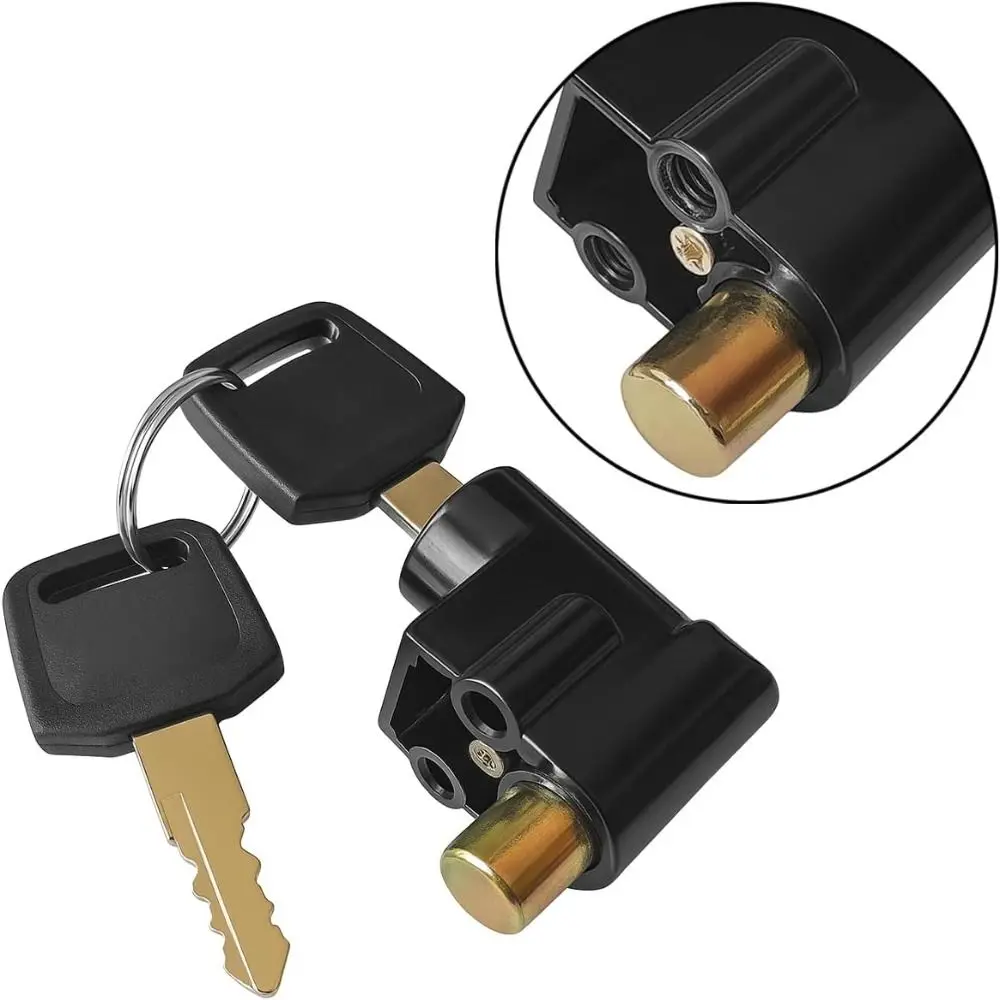 Heavy Duty Anti-Theft Battery Box Lock Weatherproof Durable Ebike Battery Lock with 2 Keys Safety Locks Motorcycle