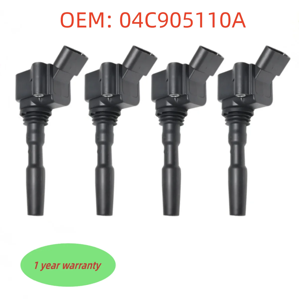 4pcs High quality 04C905110A Ignition Coils For Audi A3 L4 1.4L VW Jetta Golf VI VII Polo Skoda A1 04E905110 04C905110B