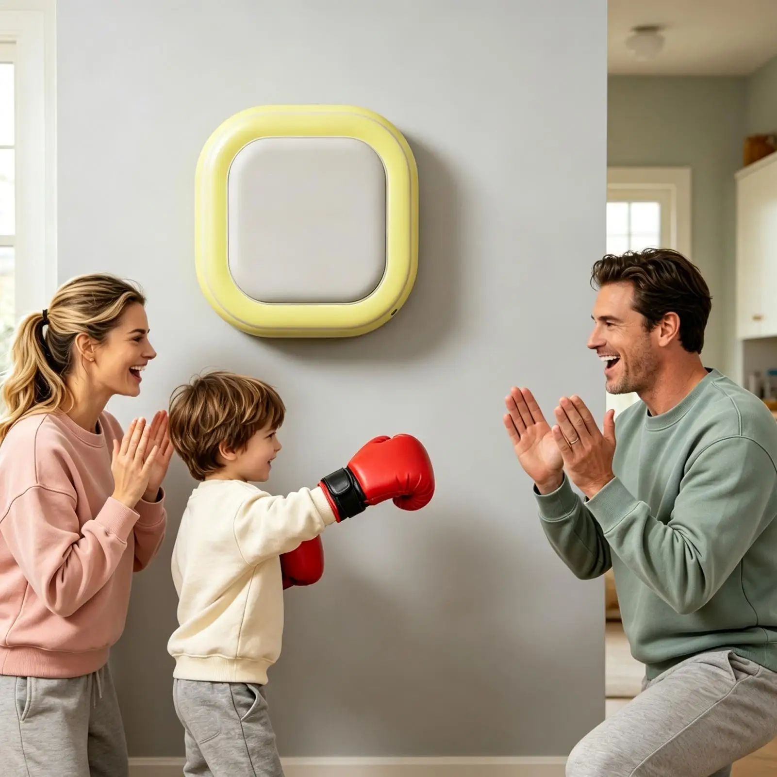 Picture 3: Wall Punching Pad Portable Non-Slip Shock-Absorbing Inflatable home stress relief combat training equipment