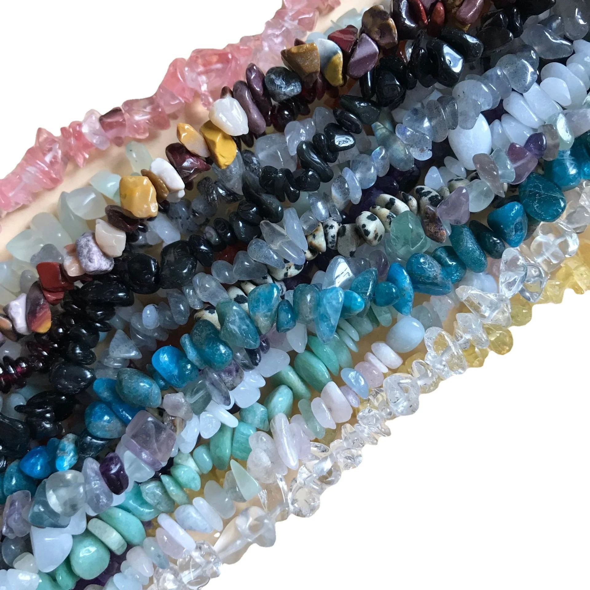 5-8mm Natural Crystals Quartz Beads For Jewelry Making DIY Healing Stone Gravel Specimen Bracelet Necklace Decor Home Decoration
