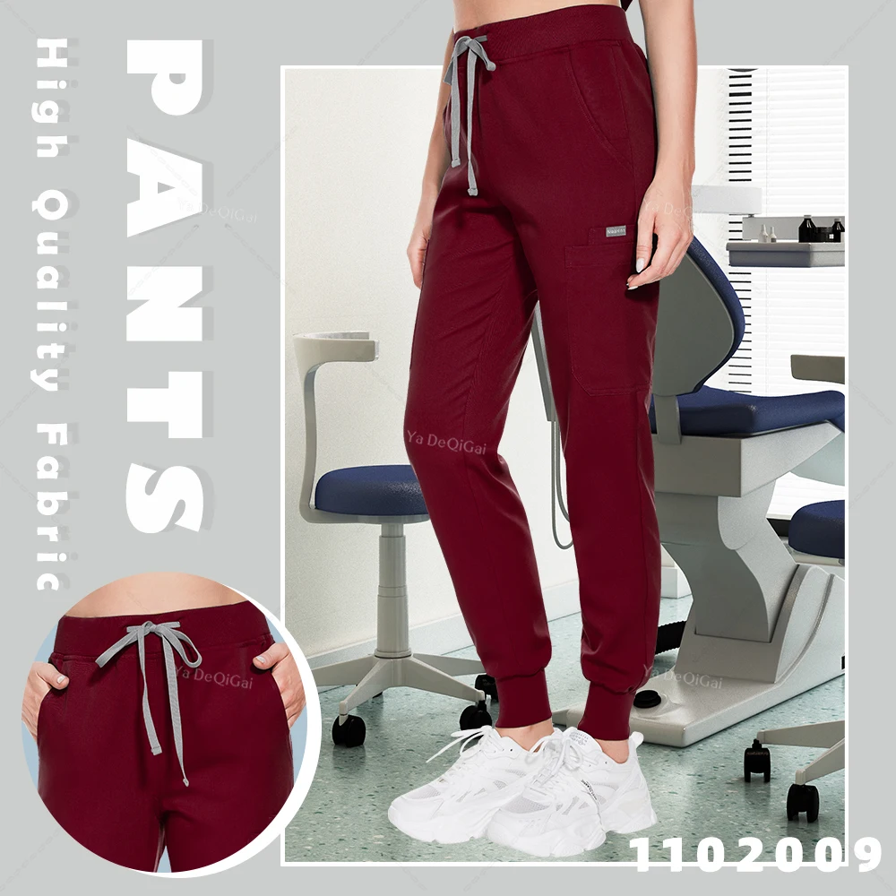 Pantalones de Jogger médicos para hombres y mujeres, uniformes elásticos de enfermería, ropa de trabajo para Hospital