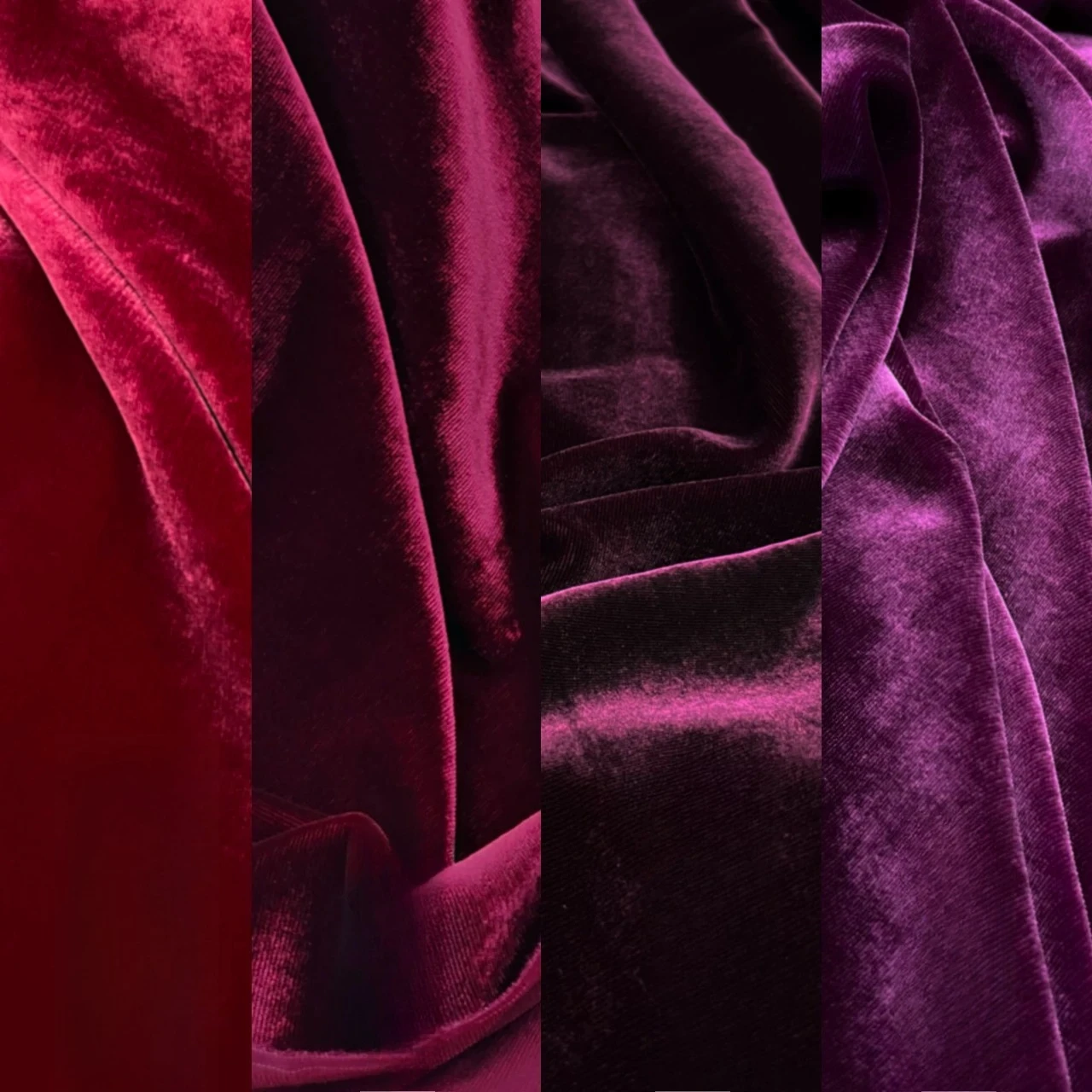 Stretch Mulberry Silk Velvet Fabric, 110cm Width, High-End Custom for Cheongsam Qipao Dress Material