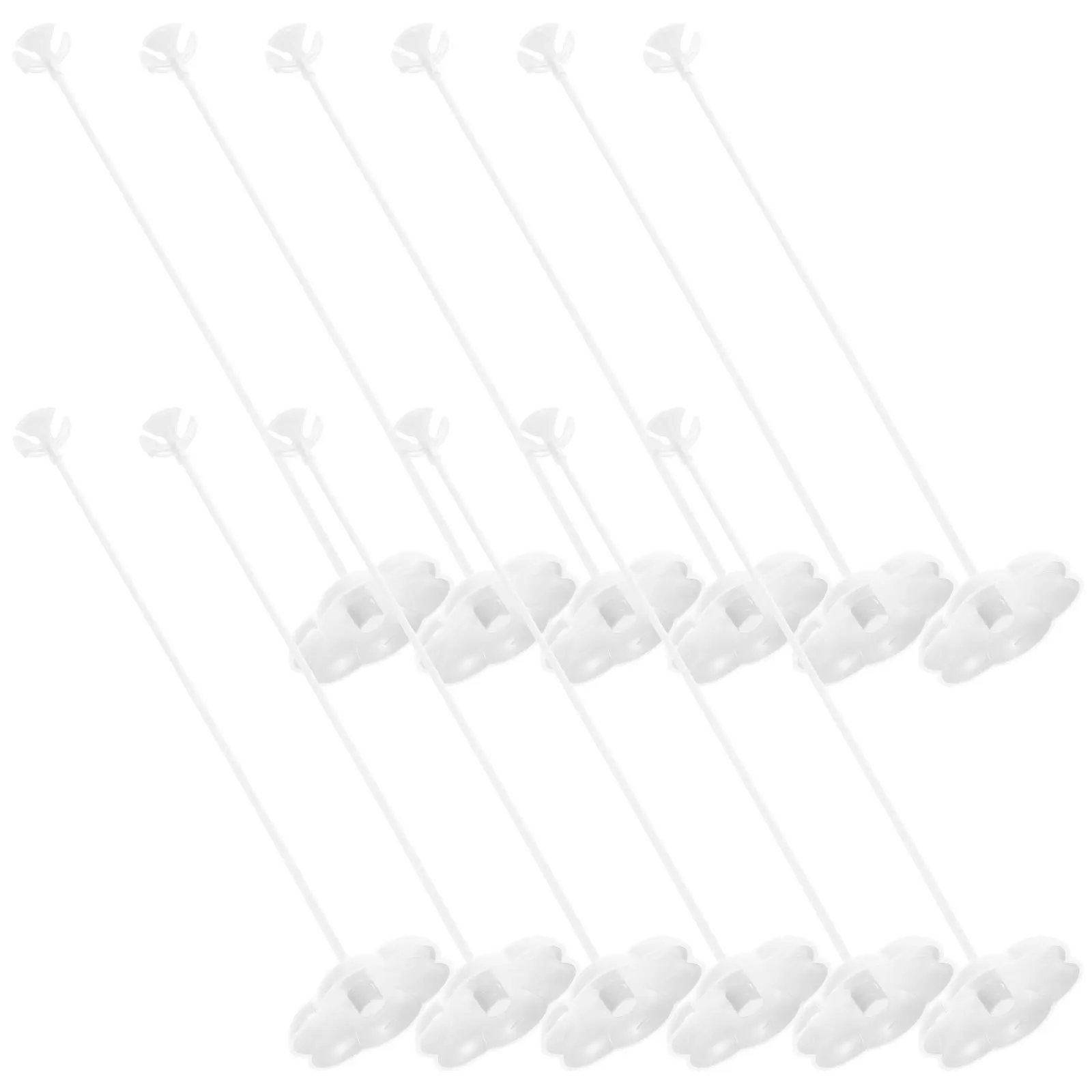 

50Pcs Plastic Balloon Stick Holder Stable Base Table Stand Party Balloon Support Rods for Decorations Centerpiece Accessories