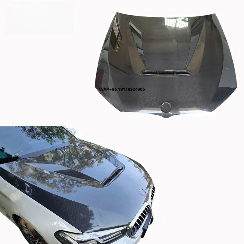 

Carbon Hood for G30 G38 CS Style 5 Series 2018-2022 Engine Cover Carbon Fiber Car Hood Bonnet Cover