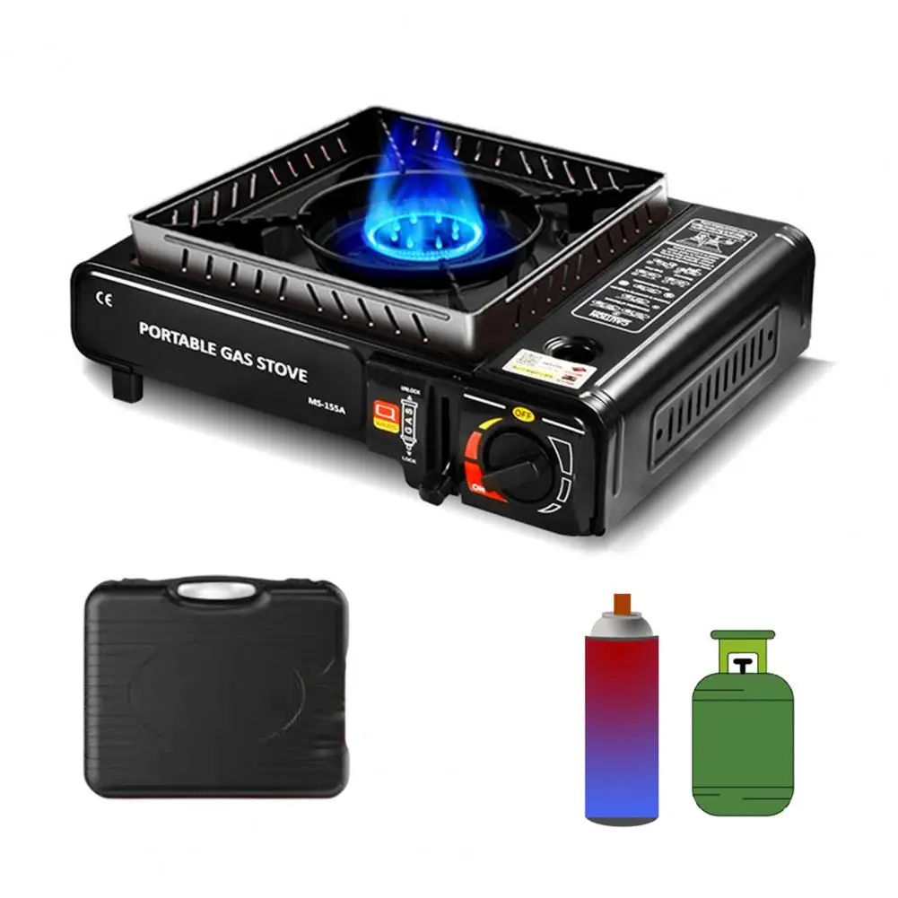 

2900W Windproof Butane Gas Stove Portable Dual Use Gas Stove For Hiking Picnic Party Camping Bbq Outdoor Cooking Butane Burner