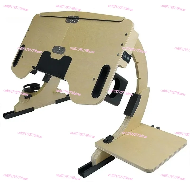 Wooden 360°Adjustable Notebook Desk Computer Portable Foldable Stand
