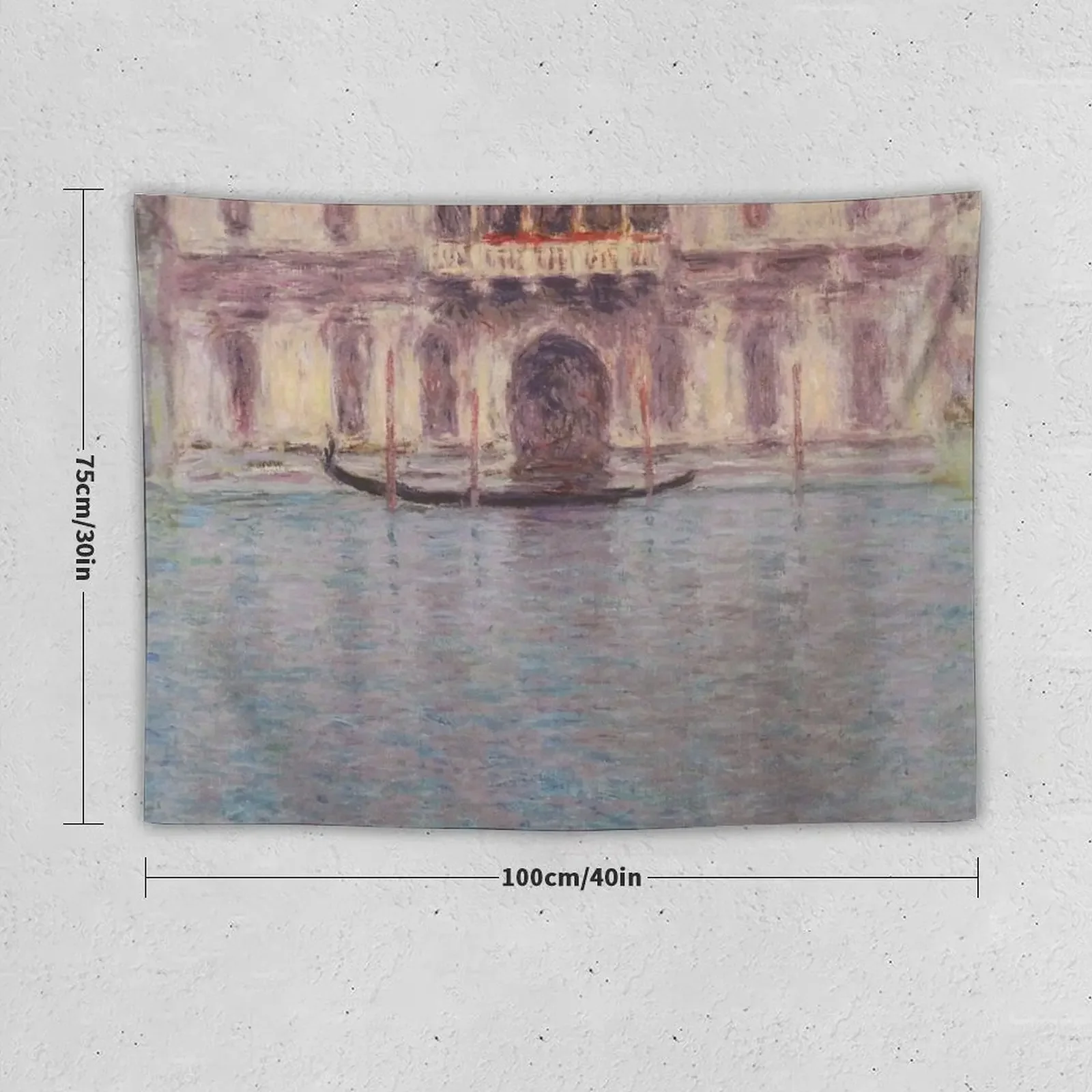 Claude Monet - Palazzo Contarini, Venice Tapestry House Decor Hanging Wall Outdoor Decoration Tapestry