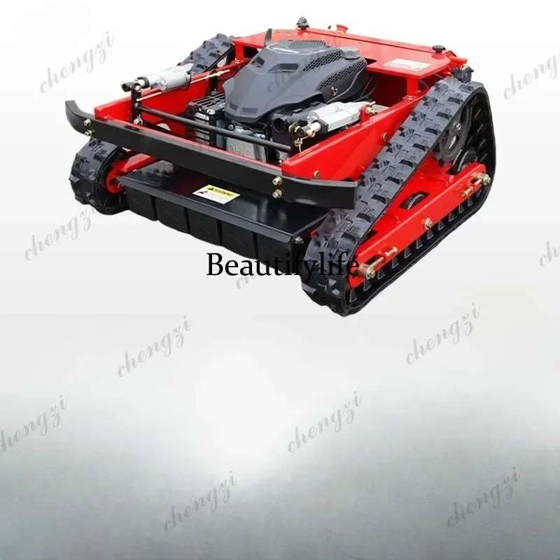03 Remote Control Lawn Mower Crawler Orchard Mower Wasteland Crusher Turf All Terrain Grass