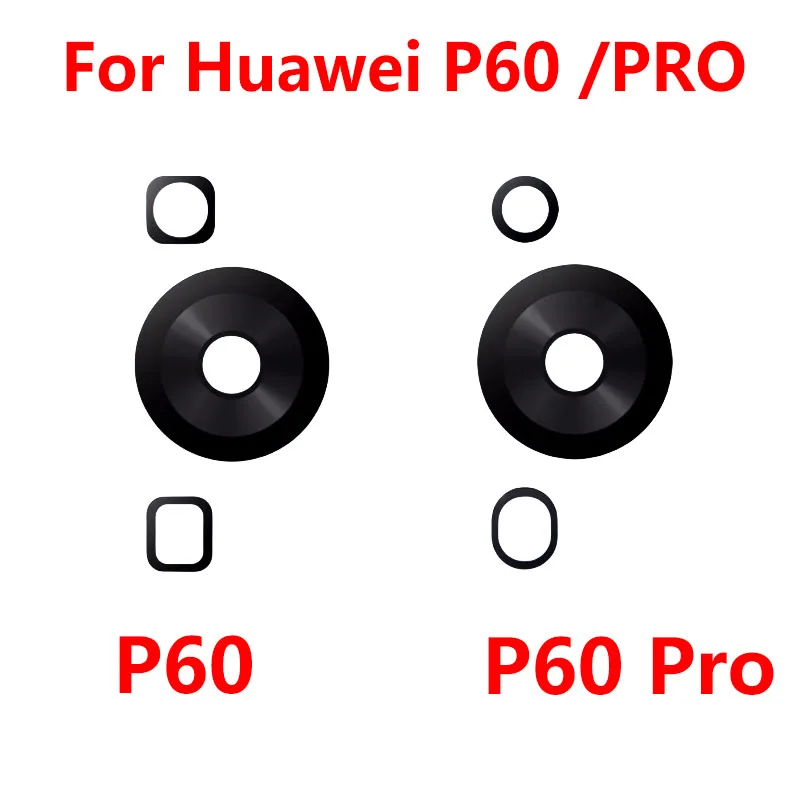 

1SET For Huawei P60 PRO Back Camera Glass Rear Lens Cover With Ahesive Sticker Replacement