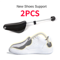 2PCS Shoe Trees Adjustable Length Shoe Trees Shoe Boot Trees Stretcher Boot Holder Organizers Plastic Heel Support