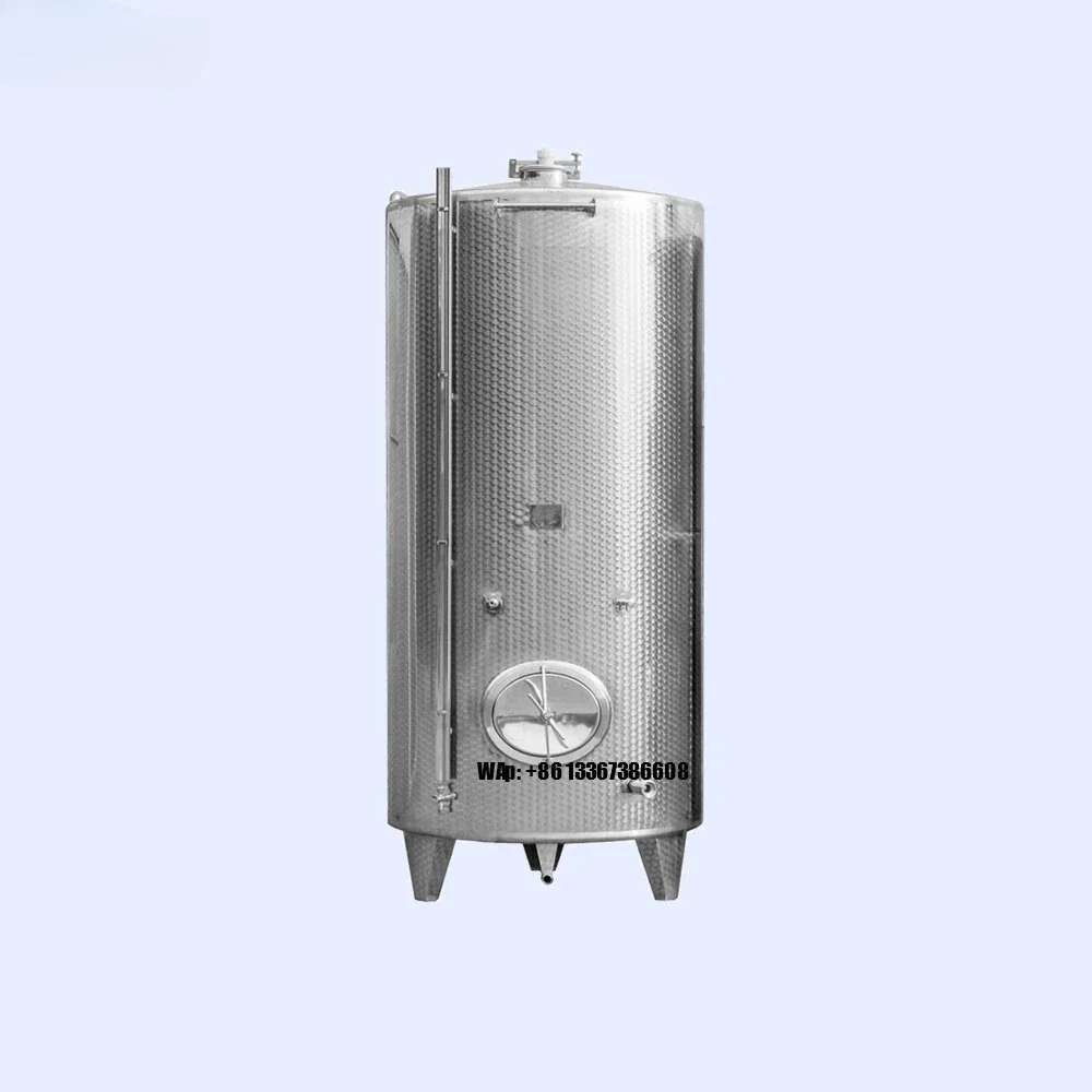 Stainless Steel Wine & Beer Fermentation Tank 500L PLC Controlled Pressure Vessel Equipment